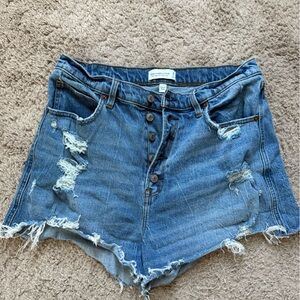 High Rise Mom Shorts